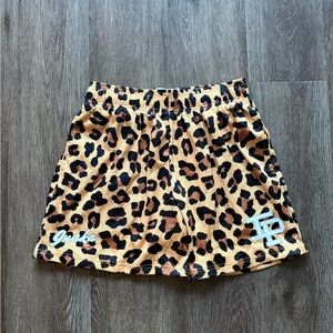 Inaka Power Leopard Print Mesh Shorts